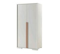 Vipack london armoire 2 portes blanc mat
