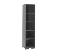 Vipack Bibliothèque London – Gris anthracite