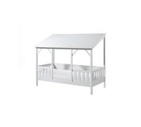 Vipack Lit cabane MES Blanc 90x200 cm