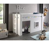 Vipack - Noah lit mi-hauteur 90 x 200 cm surface de couchage, blanc
