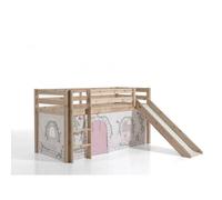 Pack - Lit Enfant Toboggan & Tente "Pino Birdy" Naturel