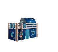 VIPACK PINO Lit compact Pin Massif Naturel + Accessoires