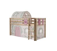 Vipack Lit de jeu Pino – Set textile Birdy (rideau, tunnel et 3 sacs)