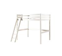 Vipack pino lit mezzanine 140x200 blanc