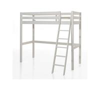 Vipack pino lit mezzanine 90x200 blanc