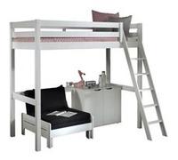 Vipack lit surélevé avec surface de couchage 90 x 200 cm, commode et fauteuil