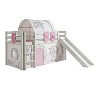 Vipack Lit de jeu Pino – toboggan, rideau, tunnel et 3 pochettes Birdy