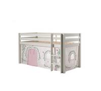 Vipack Lit de jeu Pino avec set textile rideau "Birdy"