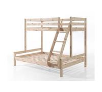 Vipack pino martin lit de famille pin naturel