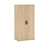 VIPACK - SAM Armoire 2 portes,Reproduction chêne mélaminé