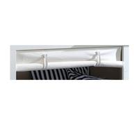 Vipack Set de rideaux blancs Noir G