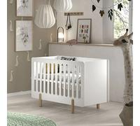 VIPACK Smile Lit Bébé 60x120 cm blanc