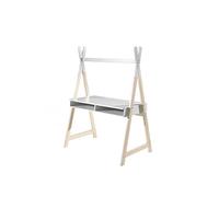 Vipack Tipi Shaped Desk for Kids' Rooms, Bois, White, Taille Unique