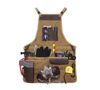 VIPERADE VAQ1 Tablier de travail en toile avec poches pour homme, peau, taille unique