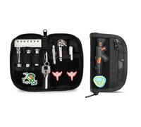 VIPERADE VE21 EDC Bag Petit Organisateur de Sac EDC, Organisateur d'outils EDC avec 6 Compartiments, Petit Organisateur de Poche Multi-Outils avec Scratch, Petit Sac à Outils (Camouflage Noir)