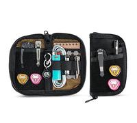 VIPERADE VE22 Sac À Outils EDC Avec 4 Poches Et 5 Compartiments Élastiques, Organiseur De Poche Multifonction Avec Surface Scratch (Noir)