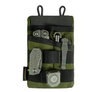 VIPERADE VE3 Tool Pouch Pocket Organizer, Multifonction Durable Nylon Tool Loop Pouch avec 4 Rangement EDC Pochette de Uutils pour Lampe de Poche, Téléphone Portable