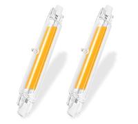 Vipfenturi Ampoules R7S LED 118mm,Dimmable,20W Équivalent à Ampoule Halogène 118mm 200W, Sans Scintillement,Blanc Chaud 3000K 2000LM,AC 220-240V,Éclairage à Faisceau 360°, Lot de 2