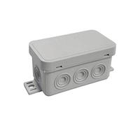 ViPlast 2384 Boîte de dérivation en saillie avec raccord en caoutchouc gris IP54 80 x 45 x 41 mm