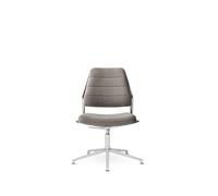 Vipp 454+ Chaise pivotante avec patins Poli/Tenzo