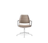 Vipp 455+ Chaise pivotante avec patins Poli/Marée