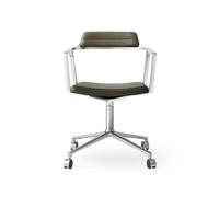VIPP452 Chaise pivotante avec roulettes Bosco Vert Vipp - 5705953199485