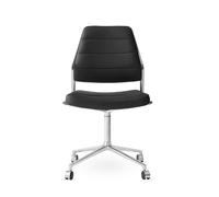 VIPP454 / VIPP 454 Swivel chair Chaise pivotante Noir Vipp sur roues - VIPP454 SCHWARZ ROLLEN