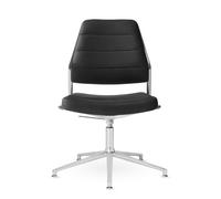 VIPP454+ / VIPP 454+ Swivel chair Siège pivotant Noir Vipp sur les planeurs - VIPP454 PLUS SCHWARZ GLEITER