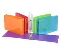 Viquel 907083-08 Classeur avec 2 anneaux pour fiches en propyglass 15 x 21 cm Couleurs Aléatoires