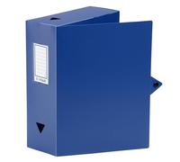 Boîte de classement plastique Viquel Essentiel dos 10 cm - bleue
