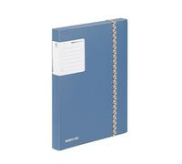 Viquel - Boîte de Classement en Plastique A4 BUSINESS CLASS - Idéale pour Organiser Documents et Dossiers A4 - Pochette de Classement Solide et Durable avec Fermeture Élastique - Bleu