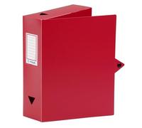 Boîte de classement plastique Viquel Essentiel dos 8 cm - rouge