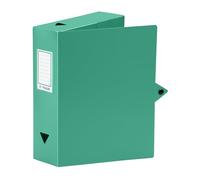 Boîte de classement plastique Viquel Essentiel dos 8 cm - verte