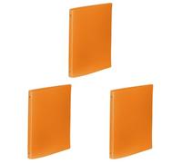 Viquel Classeur-cahier en Polypropylène 4 Anneaux Orange 020904-08 (Lot de 3)