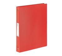 Viquel - Classeur Souple A4 Maxi Rouge FEEL’EASY - 4 Anneaux, Dos 4 cm, Grande Capacité - Porte-Documents A4 en Plastique Résistant avec Étiquette de Tranche - Rouge