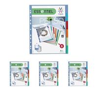 Viquel - Lot de 24 Intercalaires A4 maxi format - Personnalisables - Intercalaires en plastique - Pour classeur A4
