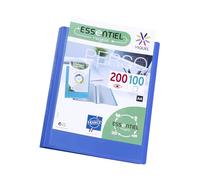 Viquel - Porte vues A4 200 vues ESSENTIEL - Porte documents personnalisable - Fabriqué en France - 100 Pochettes de qualité lisse - Bleu