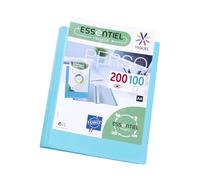 Viquel - Porte vues A4 200 vues ESSENTIEL - Porte documents personnalisable - Fabriqué en France - 100 Pochettes de qualité lisse - Bleu turquoise