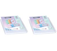 Viquel - Porte-Vues A4 200 Vues Incolore PROPYSOFT (100 Pochettes) - Idéal pour Classer et Protéger vos Documents - Grande Capacité, Pochettes Lisses, Couverture Personnalisable - Fabriqué en France
