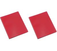 Viquel - Protège documents 20 Vues (10 pochettes) - Reliure Format A4 ESSENTIEL - Fabriqué en France - Rouge (Lot de 2)