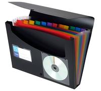 Viquel Trieur valisette plastique à soufflet Rainbow Class 12 divisions