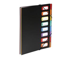 Viquel Rainbow Class - Trieur extensible - Porte document plastique - Organisateur de document - Grande capacité - 8 positions en polypropylène - A4