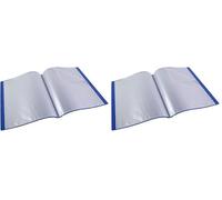 Viquel Reliure 40 Vues A4 en polypropylène Bleu (Lot de 2)