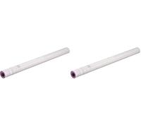 VIQUEL - Rouleau Adhésif Couvre-Livre COVERLY - Protection Plastique 45 x 500 cm - Protège-Ouvrages Scolaires Repositionnable et Enlevable - Transparent (Lot de 2)