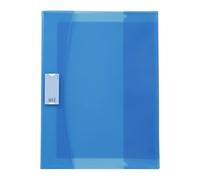 Viquel Strong Cover - Protège cahier 24x32 bleu en plastique bleu - Qualité supérieure - Dos renforcé - Avec rabats marque-pages
