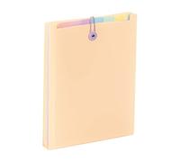 Viquel - Trieur 6 positions pour sac à dos - Organisateur de sac Rainbow Pastel - Trieur vertical A4 - Beige