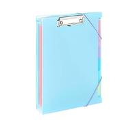 Viquel - Trieur Document A4 avec 6 Compartiments et Porte Bloc - Rainbow Pastel