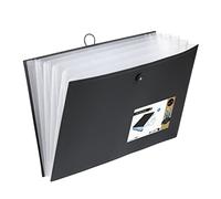 VIQUEL - Trieur extensible A3 pour dessin ou documents A3 - Trieur grand format 6 positions - Noir