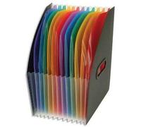 Trieur porte-revues extensible 12 onglets A4 - Rainbow Class - VIQUEL