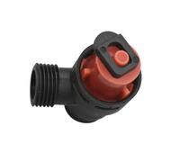 VIRELLO Soupape de sécurité compatible avec chaudières Protherm 20 mm à baïonnette pour systèmes de chauffage mural au gaz, plastique noir